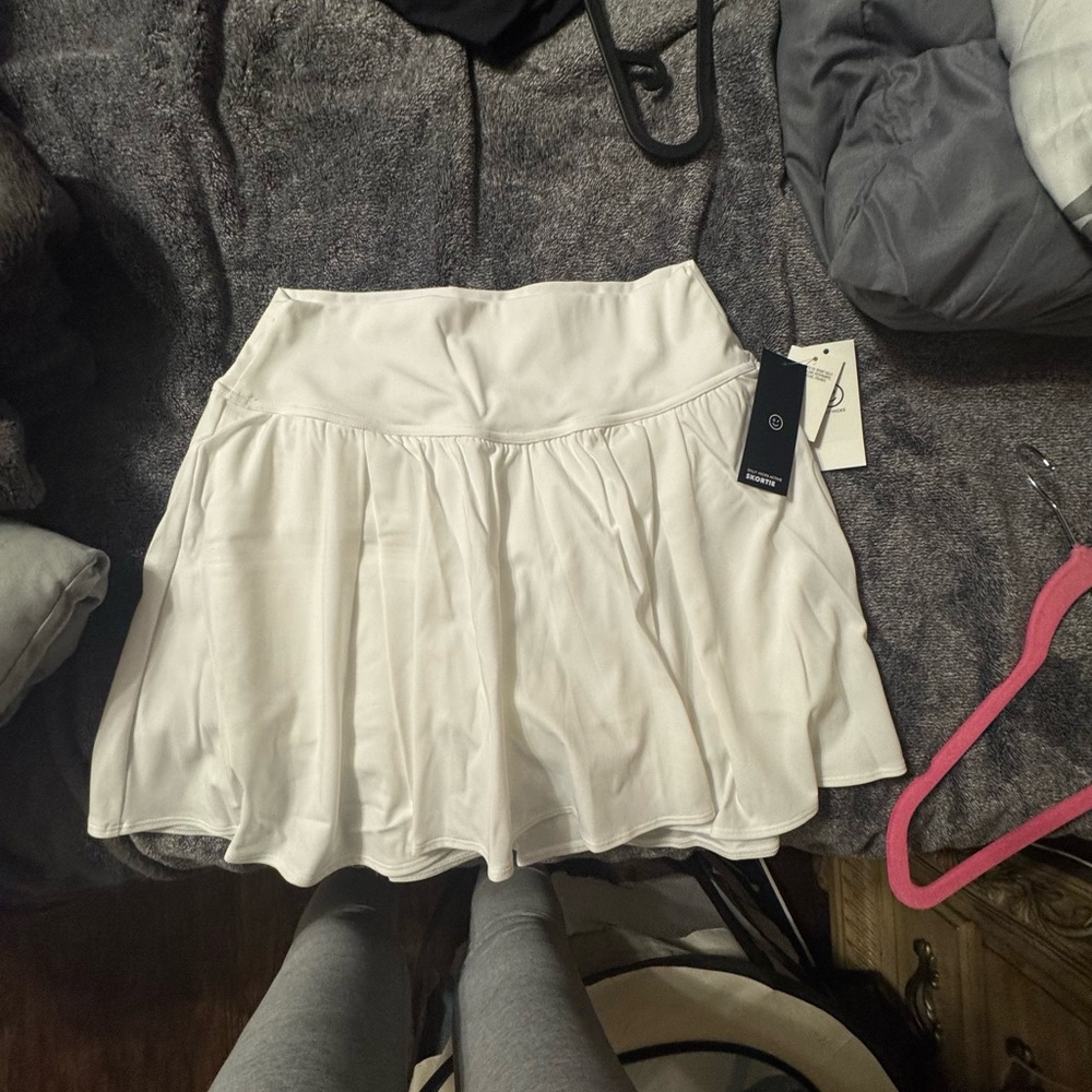 Gilly Hicks White Skater Skirt